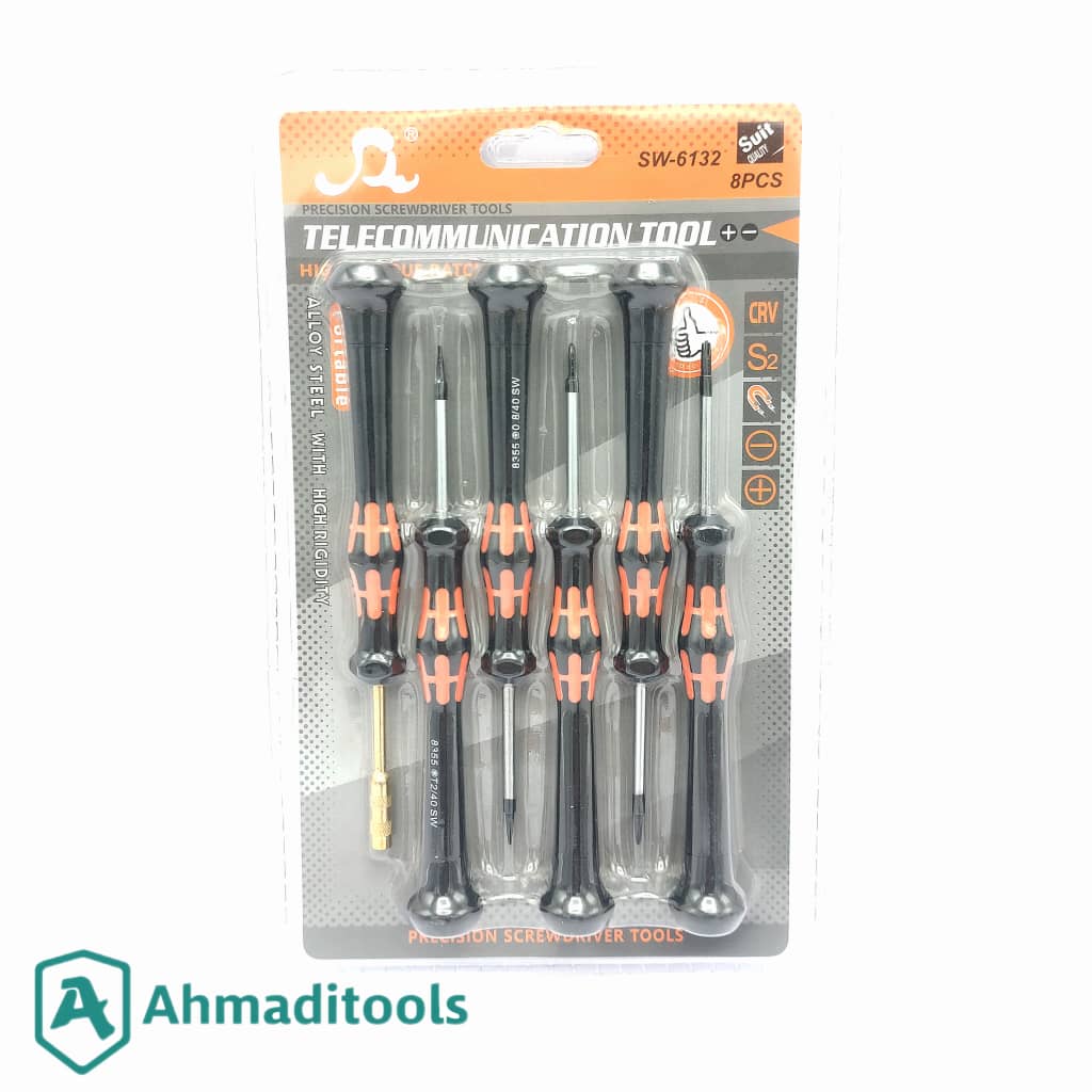 ست ۶ عددی پیچ‌گوشتی موبایلی مدل 6132