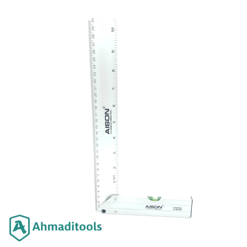 گونیا آلومینیومی 30 سانتی‌متر ترازدار آیسون مدل AI-2028