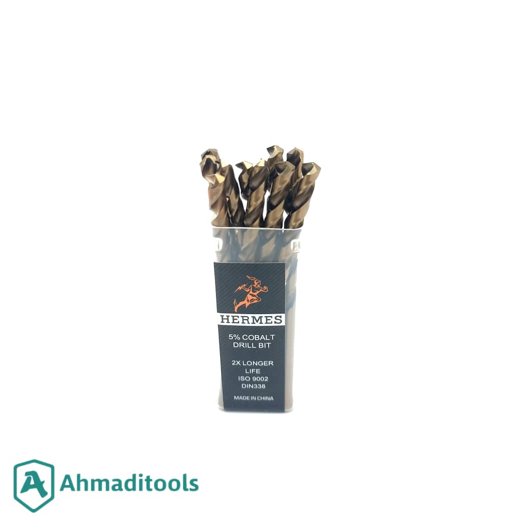 مته ۶.۵ میلی متر آهن ۵ درصد کبالت هرمس بسته ۱۰ عددی