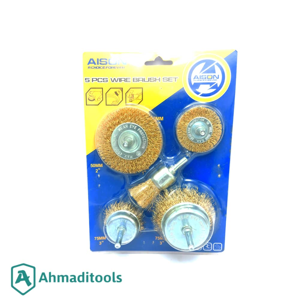 ست ۵ عددی برس‌ سر دریلی مدل AI-WB05