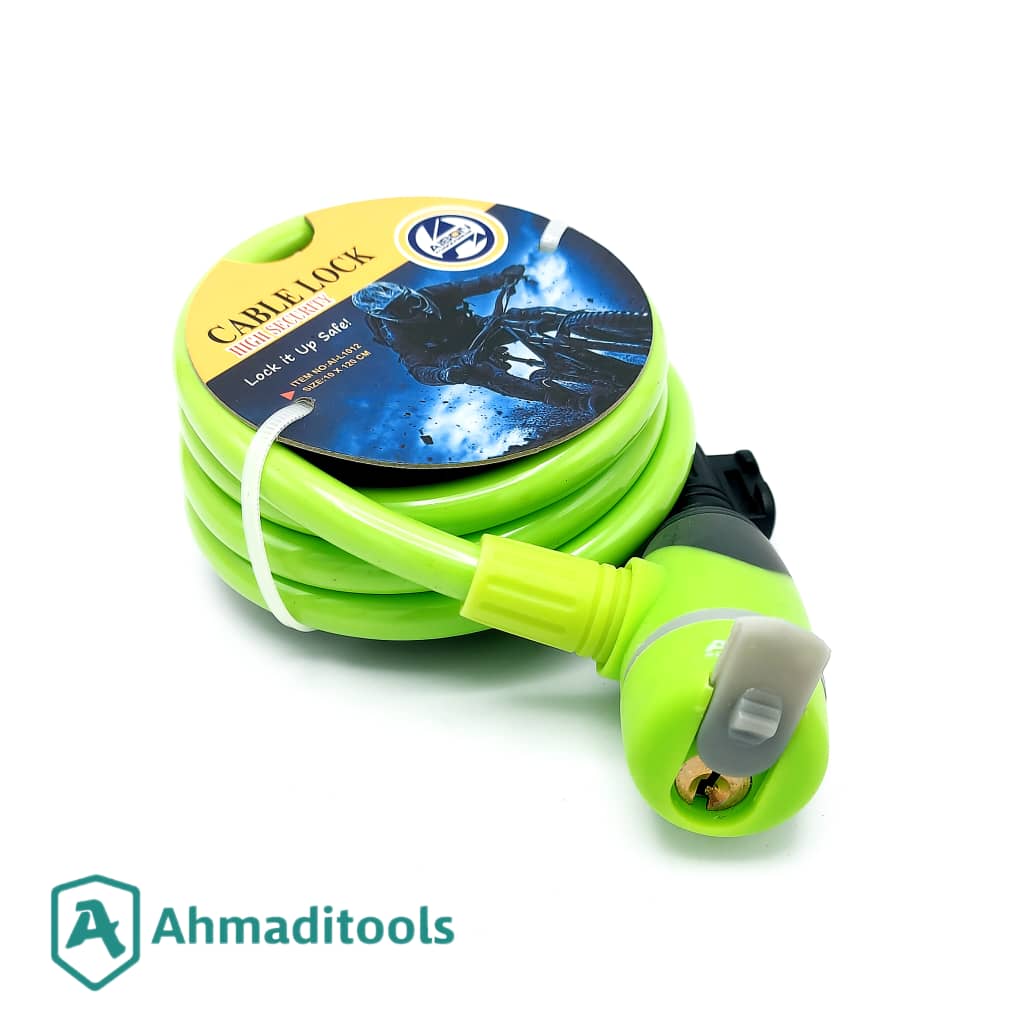 قفل دوچرخه کابلی آیسون مدل 1012