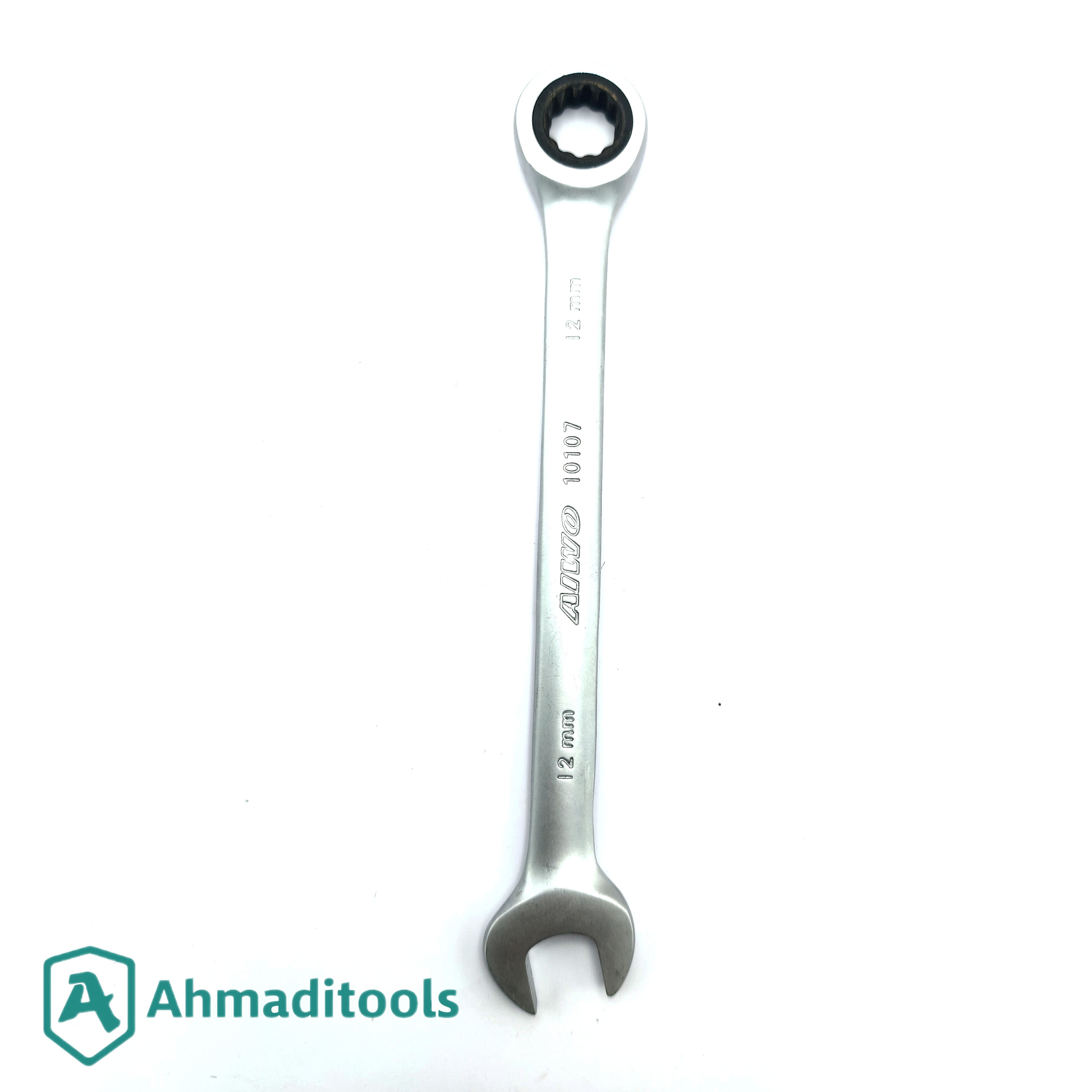 آچار یکسر رینگی ۱۲ میلی‌متر جغجغه‌ای AIWO