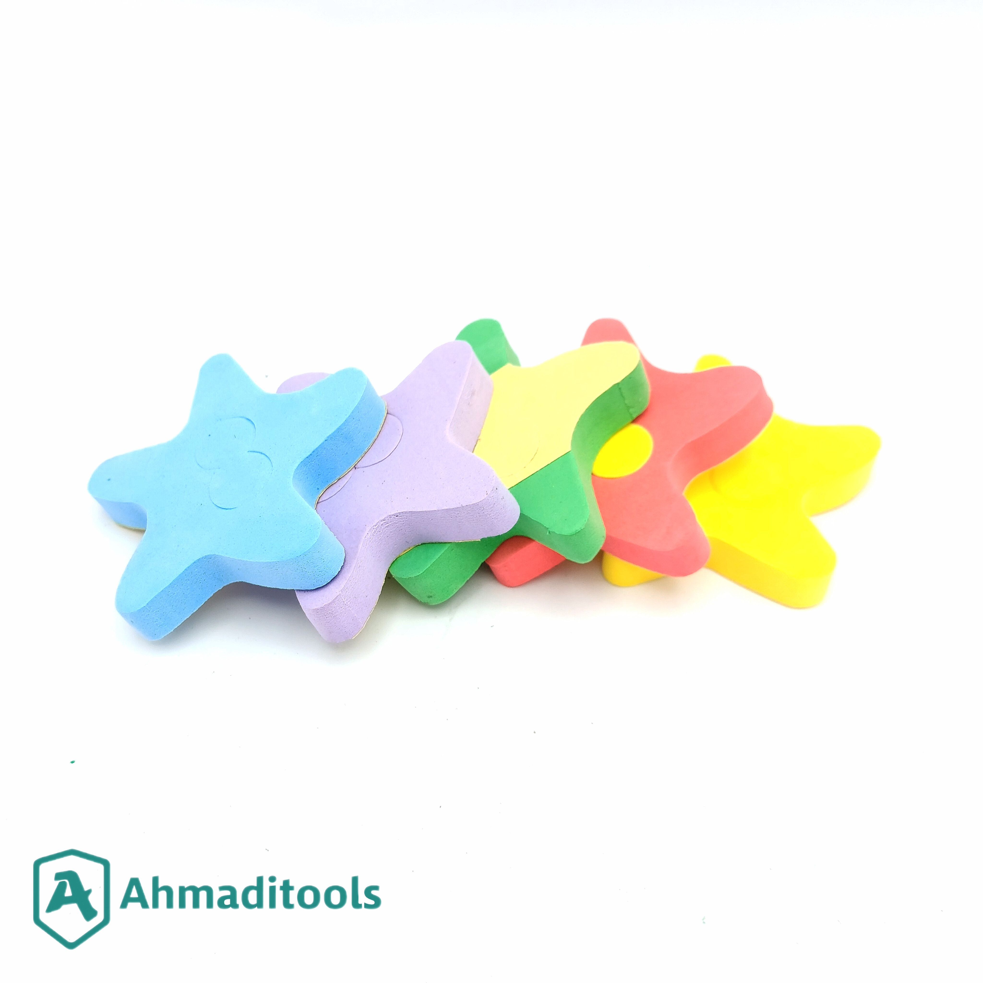 ضربه گیر درب فانتزی ستاره‌ای چسبی بسته ۵ عددی