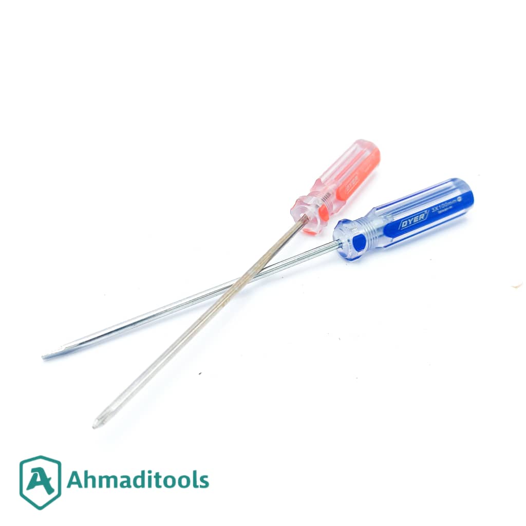 مجموعه 2 عددی پیچ‌گوشتی دوسو و چهارسو 100×3 دایر تایوانی