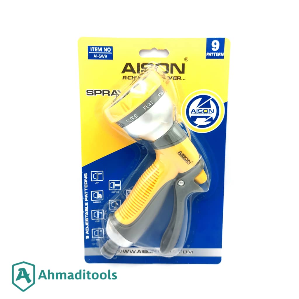 سری آب‌پاش بدنه آلومینیوم آیسون مدل AI-SW 9